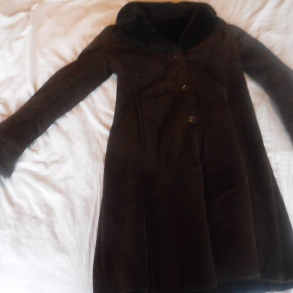 Larry Lavine Womens brown Winter coat Jacket womens Size X Small Pre Owned - Picture 2 of 14